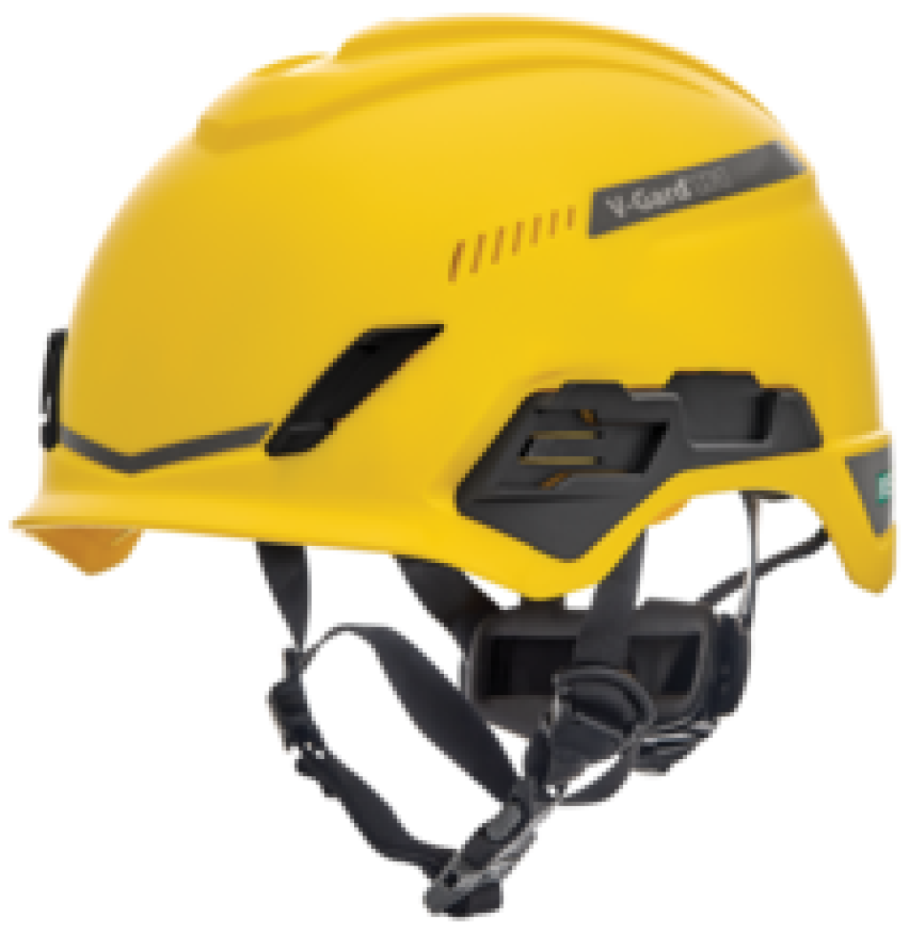 HELMET,V-GARD H1,TRIVENT,FT3PIV,YELLOW